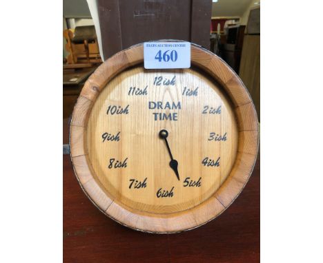  Sale Item:    DRAM TIME CLOCK   Vat Status:   No Vat   Buyers Premium:  This lot is subject to a Buyers Premium of 15% + Vat
