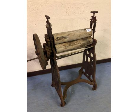  Sale Item:    MANGLE (AF)   Vat Status:   No Vat   Buyers Premium:  This lot is subject to a Buyers Premium of 15% + Vat @ 2