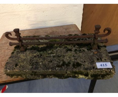 Sale Item:    FOOT SCRAPER   Vat Status:   No Vat   Buyers Premium:  This lot is subject to a Buyers Premium of 15% + Vat @ 