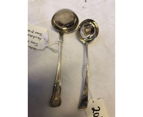  Sale Item:    2 EDINBURGH SILVER TODDY LADLES J MC  Vat Status:   No Vat   Buyers Premium:  This lot is subject to a Buyers 