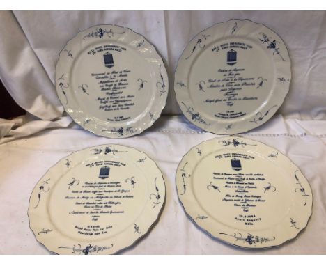  Sale Item:    4 ROLLS ROYCE ENTHUSIASTS PLATES YEARS 2 4 6 &amp; 7  Vat Status:   No Vat   Buyers Premium:  This lot is subj