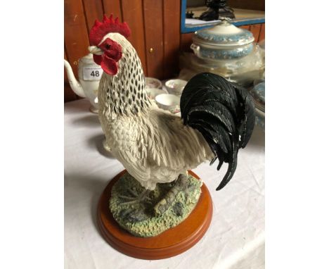  Sale Item:    B F A WHITE COCKEREL   Vat Status:   No Vat   Buyers Premium:  This lot is subject to a Buyers Premium of 15% 