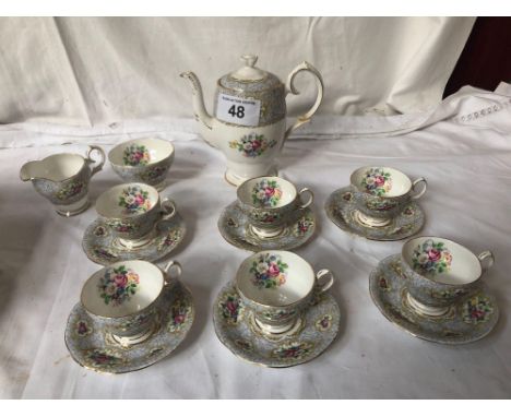  Sale Item:    15 PCE GAINSBOROUGH QUEEN ANNE TEA SERVICE  Vat Status:   No Vat   Buyers Premium:  This lot is subject to a B