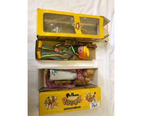  Sale Item:    2 PELHAM PUPPETS (AF)   Vat Status:   No Vat   Buyers Premium:  This lot is subject to a Buyers Premium of 15%