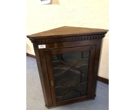  Sale Item:    MAHOGANY CORNER CABINET (AF)   Vat Status:   No Vat   Buyers Premium:  This lot is subject to a Buyers Premium