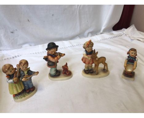  Sale Item:    4 GEOBEL FIGURES (AF)-HAPPY DAYS PUPPY LOVE LITTLE HELPER FRIENDS  Vat Status:   No Vat   Buyers Premium:  Thi