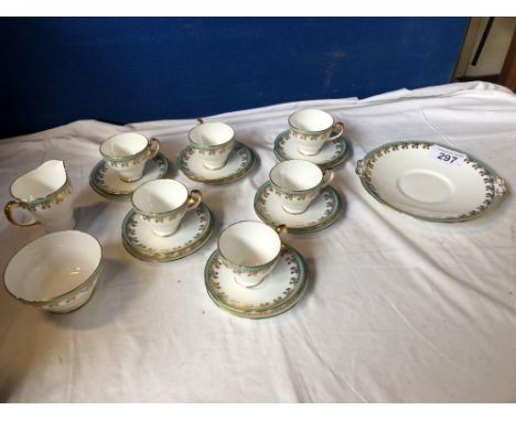  Sale Item:    21 PCE HAMMERSLEY TEA SERVICE   Vat Status:   No Vat   Buyers Premium:  This lot is subject to a Buyers Premiu