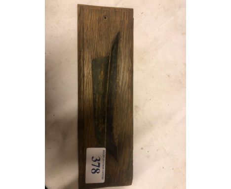 Sale Item:    SMALL PLAQUE BOAT HULL 33x10 CMS (AF)  Vat Status:   No Vat   Buyers Premium:  This lot is subject to a Buyers