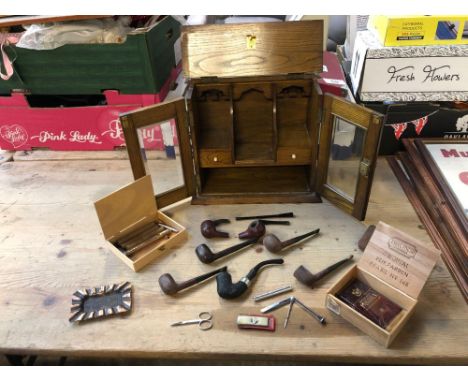  Sale Item:    SMOKERS CABINET &amp; CONTENTS   Vat Status:   No Vat   Buyers Premium:  This lot is subject to a Buyers Premi