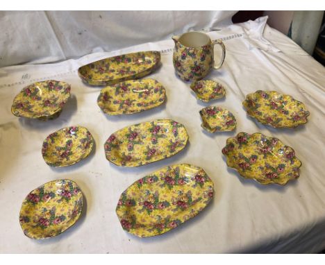  Sale Item:    12 PCS ROYAL WINTON WELBECK WARE (JUG DAMAGED HANDLE- AF)  Vat Status:   No Vat   Buyers Premium:  This lot is