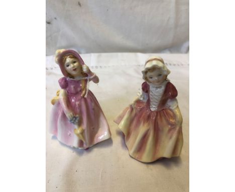  Sale Item:    2 SMALL ROYAL DOULTON FIGURINES DINKY DO 2120 BABIE 2121  Vat Status:   No Vat   Buyers Premium:  This lot is 