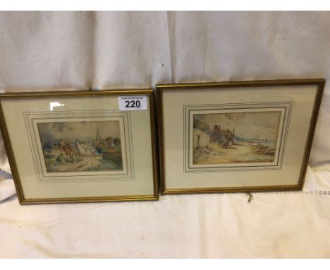  Sale Item:    2 SMALL WC PAINTINGS D R SELLERS   Vat Status:   No Vat   Buyers Premium:  This lot is subject to a Buyers Pre