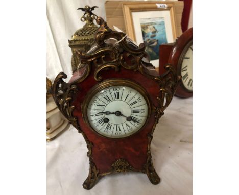 Sale Item:    FRENCH BOULLE CLOCK   Vat Status:   No Vat   Buyers Premium:  This lot is subject to a Buyers Premium of 15% +