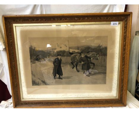  Sale Item:    LARGE HORSE PRINT (AF) - THE OWNER HAS NO FURTHER USE FOR HIM  Vat Status:   No Vat   Buyers Premium:  This lo