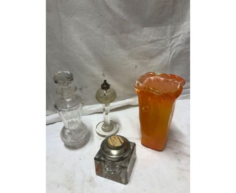  Sale Item:    4 PCS GLASSWARE   Vat Status:   No Vat   Buyers Premium:  This lot is subject to a Buyers Premium of 15% + Vat
