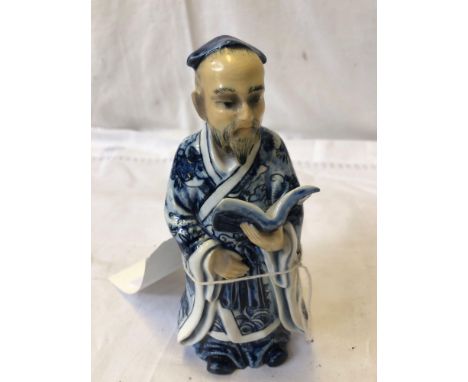 Sale Item:    ORIENTAL FIGURE   Vat Status:   No Vat   Buyers Premium:  This lot is subject to a Buyers Premium of 15% + Vat