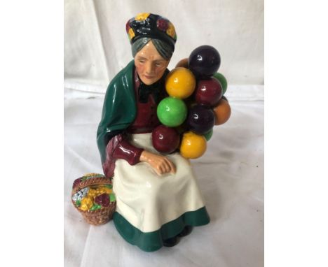  Sale Item:    ROYAL DOULTON FIGURE -THE OLD BALLOON SELLER HN1315  Vat Status:   No Vat   Buyers Premium:  This lot is subje