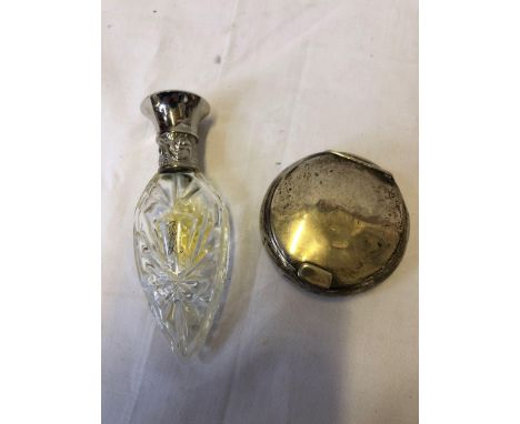  Sale Item:    WALKER &amp; HALL SILVER SNUFF BOX &amp; SCENT BOTTLE  Vat Status:   No Vat   Buyers Premium:  This lot is sub