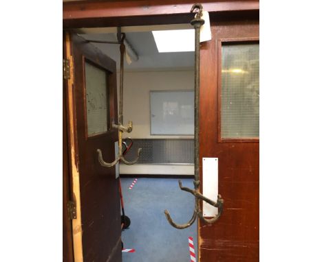  Sale Item:    2 HANGING HORSE HARNESS HOOKS   Vat Status:   No Vat   Buyers Premium:  This lot is subject to a Buyers Premiu
