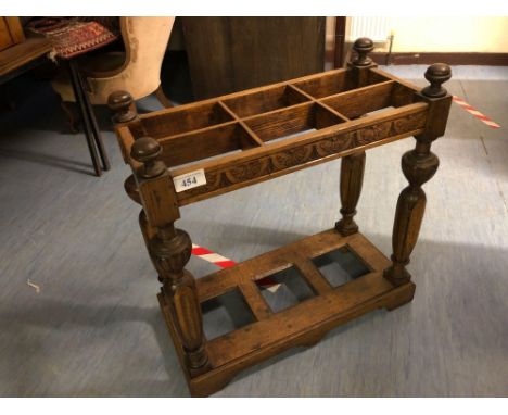  Sale Item:    OAK STICK STAND   Vat Status:   No Vat   Buyers Premium:  This lot is subject to a Buyers Premium of 15% + Vat