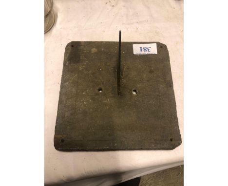 Sale Item:    SUNDIAL (AF)   Vat Status:   No Vat   Buyers Premium:  This lot is subject to a Buyers Premium of 15% + Vat @ 