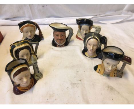  Sale Item:    BOX 7 SMALL ROYAL DOULTON JUGS   Vat Status:   No Vat   Buyers Premium:  This lot is subject to a Buyers Premi