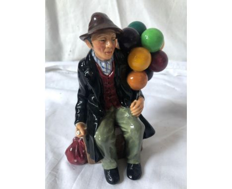  Sale Item:    ROYAL DOULTON FIGURE-THE BALLOON MAN HN 1954  Vat Status:   No Vat   Buyers Premium:  This lot is subject to a