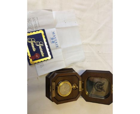  Sale Item:    MAYFAIR PRESIDENTS SEAL POCKET WATCH  Vat Status:   No Vat   Buyers Premium:  This lot is subject to a Buyers 