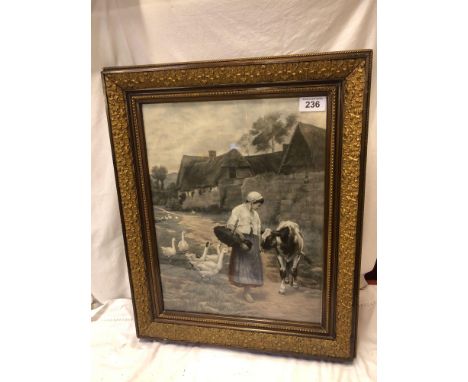  Sale Item:    PICTURE MORNING GREETING HILLIARD SWINSTEAD  Vat Status:   No Vat   Buyers Premium:  This lot is subject to a 