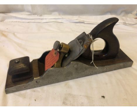  Sale Item:    STEEL &amp; BRASS INFILL PLANE (AF)   Vat Status:   No Vat   Buyers Premium:  This lot is subject to a Buyers 