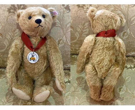 Steiff Club Edition 2004 Teddy, mohair with jointed limbs, Steiff button in ear. approx. 13" tall.  