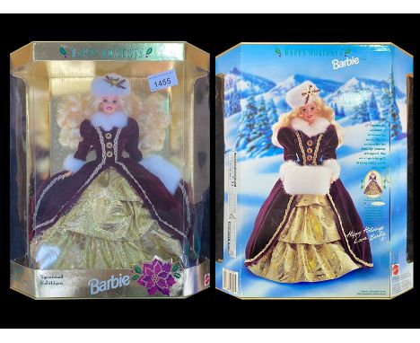 Rare Vintage Barbie 'Happy Holidays' Special Edition.  Mattel 15646 Barbie Happy Holidays 1996 Special Edition Barbie, in ori