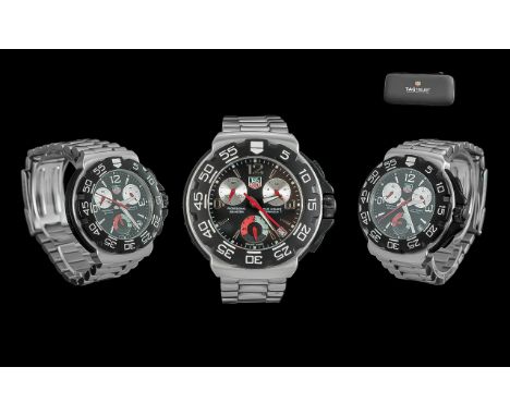 TAG Heuer Formula 1 Professional Stainless Steel Wrist Watch. Features Water Resistant 200 Meters, Multi Dials ( 3 ) Rotating