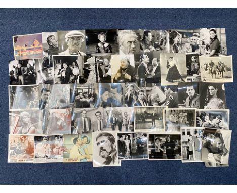 Film Star Photographs. All 10 x 8 Inches. Lots of Star Portraits and Film Stills. Good Names Noted, Including Abbott &amp; Co