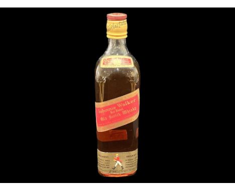 Johnnie Walker Old Scotch Whiskey - An old bottling of Johnnie Walker Red label which, we estimate, dates from the late 1960s