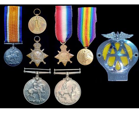 Collection of Military Medals, comprising 1914-1919 Great War Medal awarded to T-36437 A.S.C. Dvr.E Warwick, 1914-1918 George