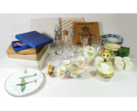 A collection of mid 20th century &amp; later ceramics, to include Royal Grafton figurines, Royal Worcester egg coddlers, Horn