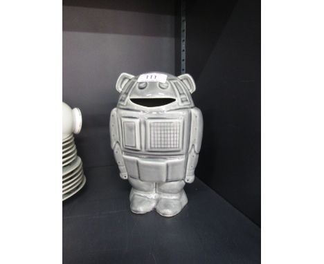 A ceramic Metal Mickey ornament