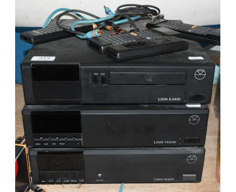 Linn Hifi seperates, including: Karik CD player, Pekin tuner and Majik amplifier