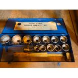 1" Drive Socket Set, 3-1/8" - 1-5/8"
