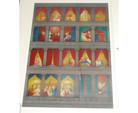 Joan Somerville (Scottish b.1961) - In the wee small hours, limited edition print, signed, titled and numbered in pencil to t