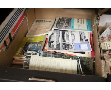 Collection of vintage Car manuals and sales brochures etc