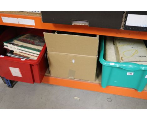 Three boxes of vintage Car related Books to include History of Brooklands Motor Course 1906 - 1940 by William Boddy