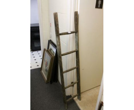 Wooden Ladder Towel Rail