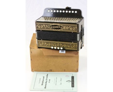 Boxed Hohner Accordion with Booklet