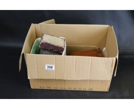 Quantity of vintage keys, locks and clock keys, two boxes of The Rose Chess set, large padlock stamped GWR, a collection of U