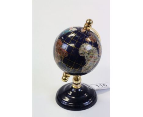 Blue Gemstone Globe