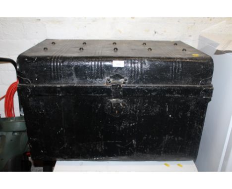 A TIN TRUNK 