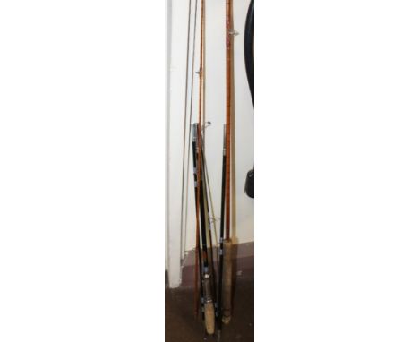 TWO VINTAGE FISHING RODS