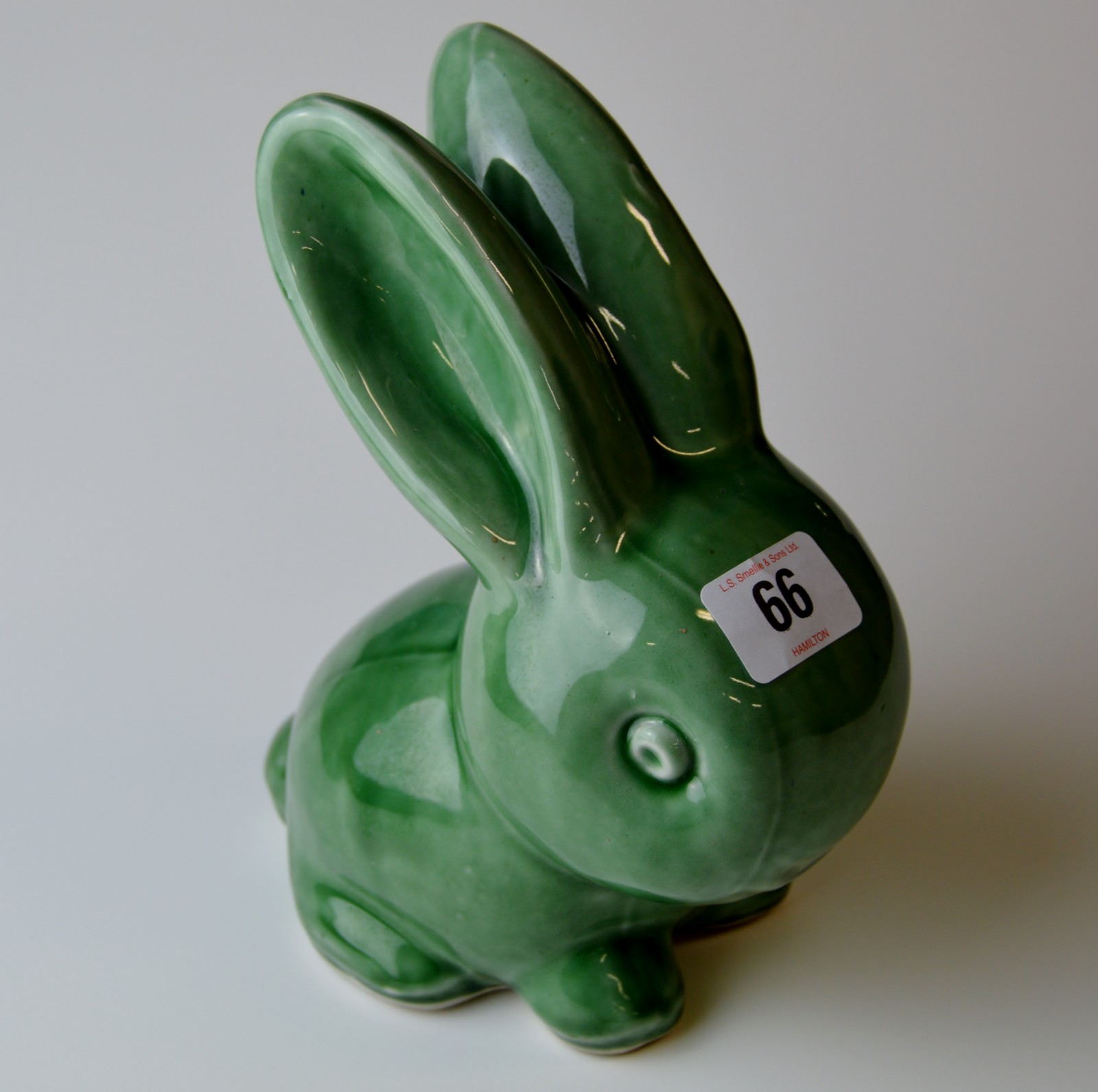 1930'S DENBY POTTERY RABBIT ORNAMENT